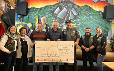 Entrega de Donativo no Moto Clube de Moncarapacho
