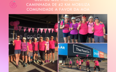 Gestos que Inspiram: Caminhada de 42 km Mobiliza Comunidade a Favor da AOA