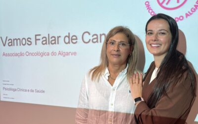 Palestra sobre Cancro na Escola Secundária de Loulé com a Psicóloga da AOA Mariana Cortesão