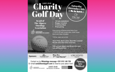 Golf Charity Day reúne comunidade solidária a 6 de dezembro no Vila Sol