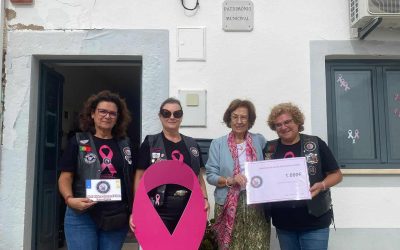 Pink Riders entregam donativo solidário à AOA no âmbito do Outubro Rosa