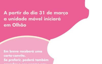 Rastreio do Cancro da Mama em Olhão a partir do dia 31 de março