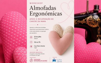 Workshop ensina a confeção de almofadas ergonómicas para apoiar a recuperação de mulheres com cancro da mama