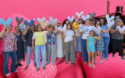 Lagos uniu-se para criar almofadas-coração que fazem a diferença na recuperação de mulheres com cancro da mama